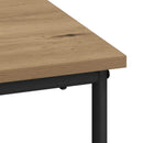 vidaXL Tárolóval rendelkező íróasztal Kézműves Tölgy 100 x 50 x 75 cm