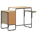 vidaXL Tárolóval rendelkező íróasztal Sonoma Tölgy 120 x 50 x 75 cm