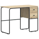 vidaXL Tárolóval rendelkező íróasztal Sonoma Tölgy 100 x 50 x 75 cm