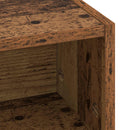 vidaXL Tárolóval rendelkező íróasztal Antik Fa 60 x 50 x 91 cm