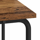 vidaXL Tárolóval rendelkező íróasztal Antik Fa 60 x 50 x 91 cm