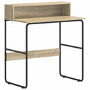 vidaXL Tárolóval rendelkező íróasztal Sonoma Tölgy 80 x 50 x 91 cm