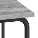 vidaXL Tárolóval rendelkező íróasztal Szürke Sonoma 100 x 50 x 91 cm