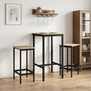 vidaXL Bárszék 2 db Sonoma Tölgy 40 x 32 x 64 cm Szerelt Fa