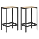 vidaXL Bárszék 2 db Sonoma Tölgy 40 x 32 x 64 cm Szerelt Fa