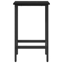 vidaXL Bárszék 2 db Fekete Tölgy 40 x 32 x 74 cm Szerelt Fa
