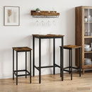 vidaXL Bárszék 2 db Füstös Tölgy 40 x 32 x 74 cm Szerelt Fa