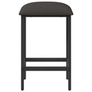 vidaXL Bárszék 2 db Sötétszürke 40 x 32 x 64 cm Szerelt Fa