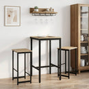 vidaXL Bárszék 2 db Sonoma Tölgy 40 x 32 x 64 cm Szerelt Fa