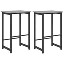 vidaXL Bárszék 2 db Szürke Sonoma 40 x 32 x 64 cm Szerelt Fa