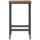 vidaXL Bárszék 2 db Antik Fa 40 x 32 x 64 cm Szerelt Fa