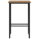 vidaXL Bárszék 2 db Kézműves Tölgy 40 x 32 x 64 cm Szerelt Fa