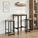vidaXL Bárszék 2 db Sonoma Tölgy 40 x 32 x 74 cm Szerelt Fa