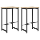 vidaXL Bárszék 2 db Sonoma Tölgy 40 x 32 x 74 cm Szerelt Fa