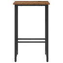 vidaXL Bárszék Antik Fa 40 x 32 x 74 cm Szerelt Fa