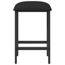vidaXL Bárszék 2 db Fekete 40 x 32 x 64 cm Szerelt Fa