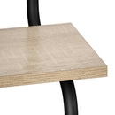 vidaXL 4-Tier Fali Polc Sonoma Tölgy 80 x 24,5 x 104 cm Szerelt Fa