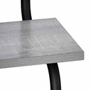 vidaXL 4-Tier Fali Polc Szürke Sonoma 80 x 24,5 x 104 cm Szerelt Fa