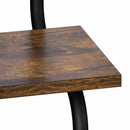 vidaXL 4-Tier Fali Polc Füstös Tölgy 60 x 24,5 x 104 cm Szerelt Fa