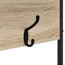 vidaXL Kabátállvány cipőpaddal Sonoma Tölgy 100 x 32 x 180,5 cm