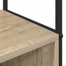vidaXL Kabátállvány cipőpaddal Sonoma Tölgy 100 x 32 x 180,5 cm