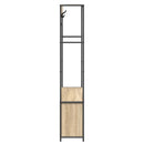 vidaXL Kabátállvány cipőpaddal Sonoma Tölgy 100 x 32 x 180,5 cm