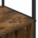 vidaXL Kabátállvány cipőpaddal Füstös Tölgy 100 x 32 x 180,5 cm