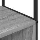 vidaXL Kabátállvány cipőpaddal Szürke Sonoma 100 x 32 x 180,5 cm