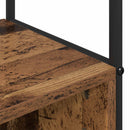 vidaXL Kabátállvány cipőpaddal Antik Fa 100 x 32 x 180,5 cm Szerelt Fa