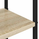 vidaXL Kabátállvány cipőpaddal Sonoma Tölgy 120,5 x 34 x 190 cm
