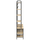 vidaXL Kabátállvány cipőpaddal Sonoma Tölgy 120,5 x 34 x 190 cm