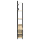 vidaXL Kabátállvány cipőpaddal Sonoma Tölgy 143 x 30 x 199,5 cm