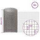vidaXL Hálós Képernyő 20 x 500 cm 3 Mesh Rozsdamentes acél 201 Ezüst