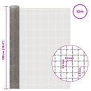 vidaXL Hálós Képernyő 100 x 1000 cm 3 Mesh Rozsdamentes acél 201 Ezüst