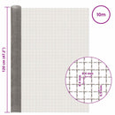 vidaXL Hálós Képernyő 120 x 1000 cm 3 Mesh Rozsdamentes acél 201 Ezüst