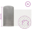 vidaXL Hálós Képernyő 20 x 200 cm 6 Mesh Rozsdamentes acél 201 Ezüst