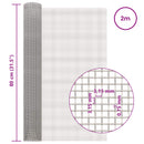 vidaXL Hálós Képernyő 80 x 200 cm 6 Mesh Rozsdamentes acél 201 Ezüst