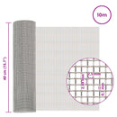 vidaXL Hálós Képernyő 40 x 1000 cm 8 Mesh Rozsdamentes acél 201 Ezüst