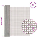 vidaXL Hálós Képernyő 60 x 200 cm 8 Mesh Rozsdamentes acél 201 Ezüst
