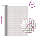 vidaXL Hálós Képernyő 100 x 1000 cm 8 Mesh Rozsdamentes acél 201 Ezüst