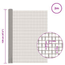 vidaXL Hálós Képernyő 120 x 200 cm 8 Mesh Rozsdamentes acél 201 Ezüst