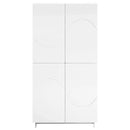vidaXL Magas komód Fehér 79 x 41 x 151 cm Szerelt fa