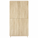 vidaXL Magas komód Sonoma Tölgy 79x41x151 cm Szerelt fa