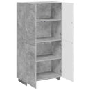 vidaXL Magas komód Betonszürke 79 x 41 x 151 cm Szerelt fa