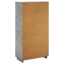 vidaXL Magas komód Betonszürke 79 x 41 x 151 cm Szerelt fa