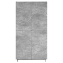 vidaXL Magas komód Betonszürke 79 x 41 x 151 cm Szerelt fa