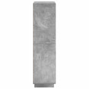 vidaXL Magas komód Betonszürke 79 x 41 x 151 cm Szerelt fa