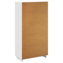 vidaXL Magas komód Magasfényű Fehér 79 x 41 x 151 cm Szerelt fa