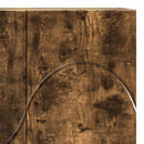 vidaXL Magas komód Füstös Tölgy 79 x 41 x 151 cm Szerelt fa