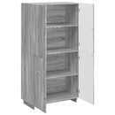 vidaXL Magas komód Szürke Sonoma 79 x 41 x 151 cm Szerelt fa